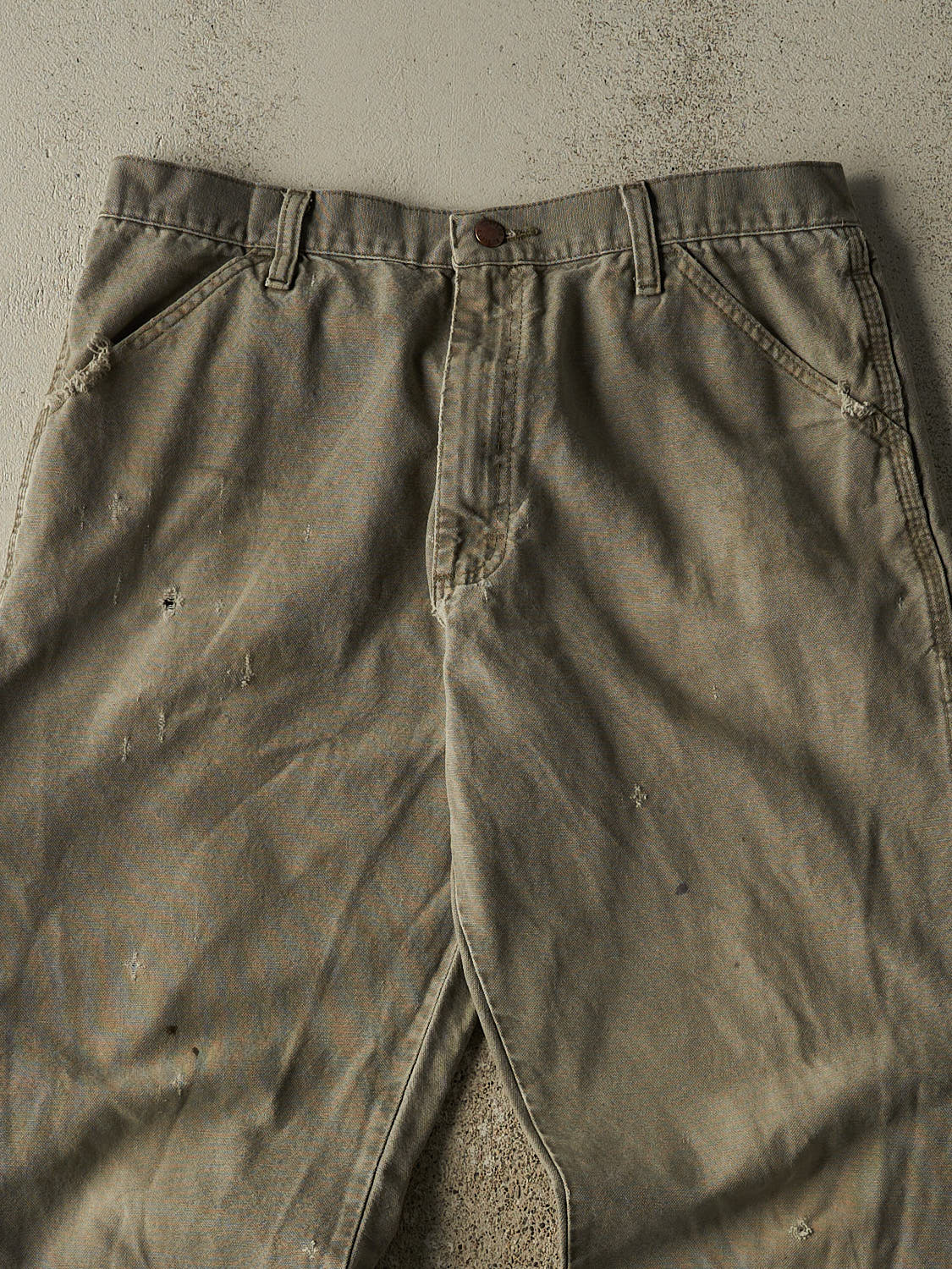 Vintage 90s Green Rustler Carpenter Pants (34x30.5)