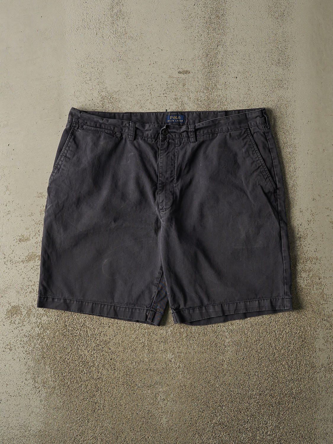 Vintage Y2K Navy Blue Polo Shorts (40x9.5)