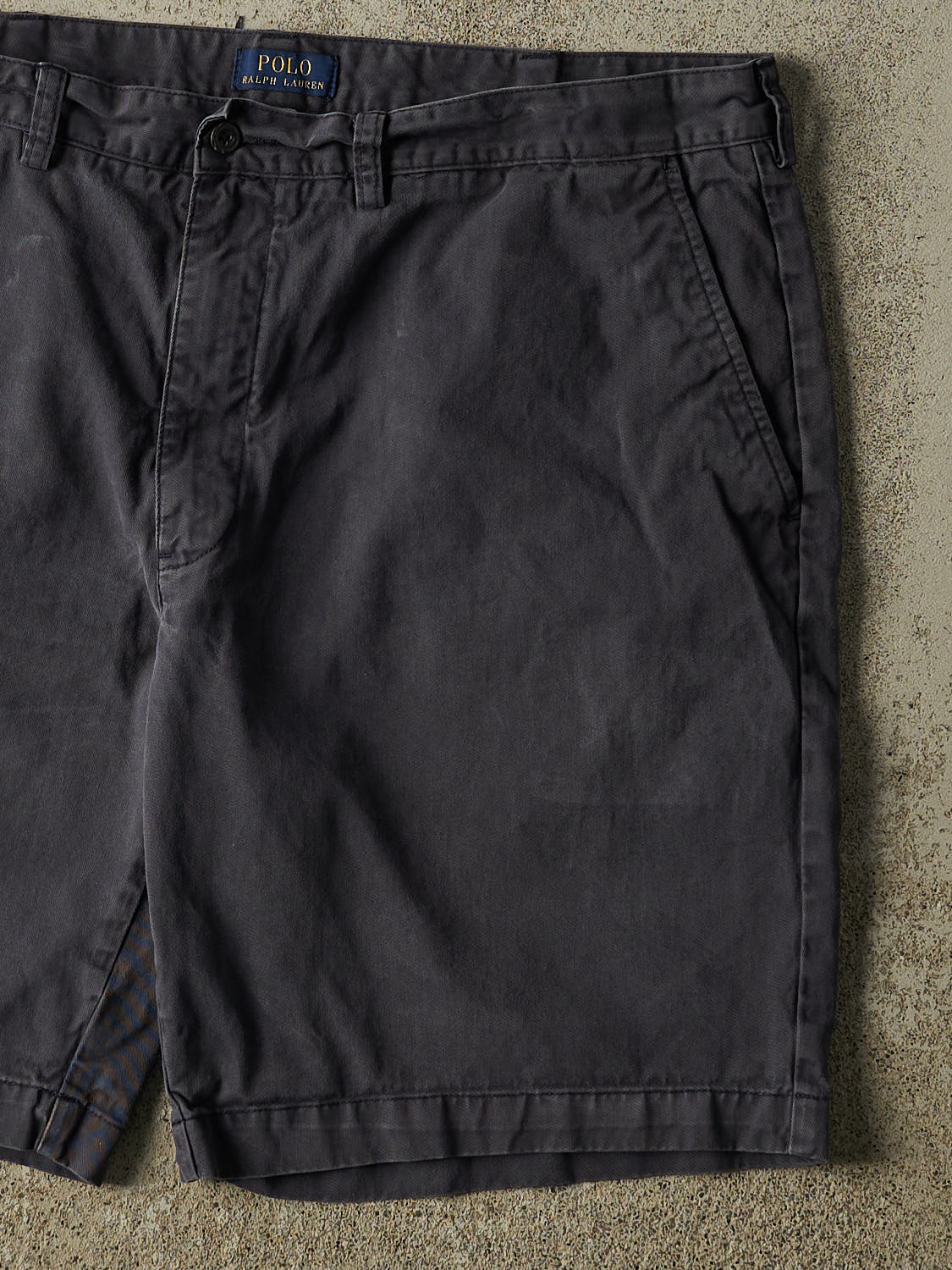 Vintage Y2K Navy Blue Polo Shorts (40x9.5)