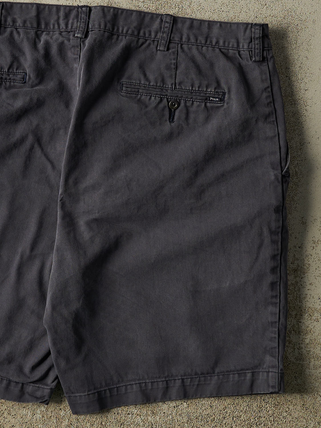 Vintage Y2K Navy Blue Polo Shorts (40x9.5)