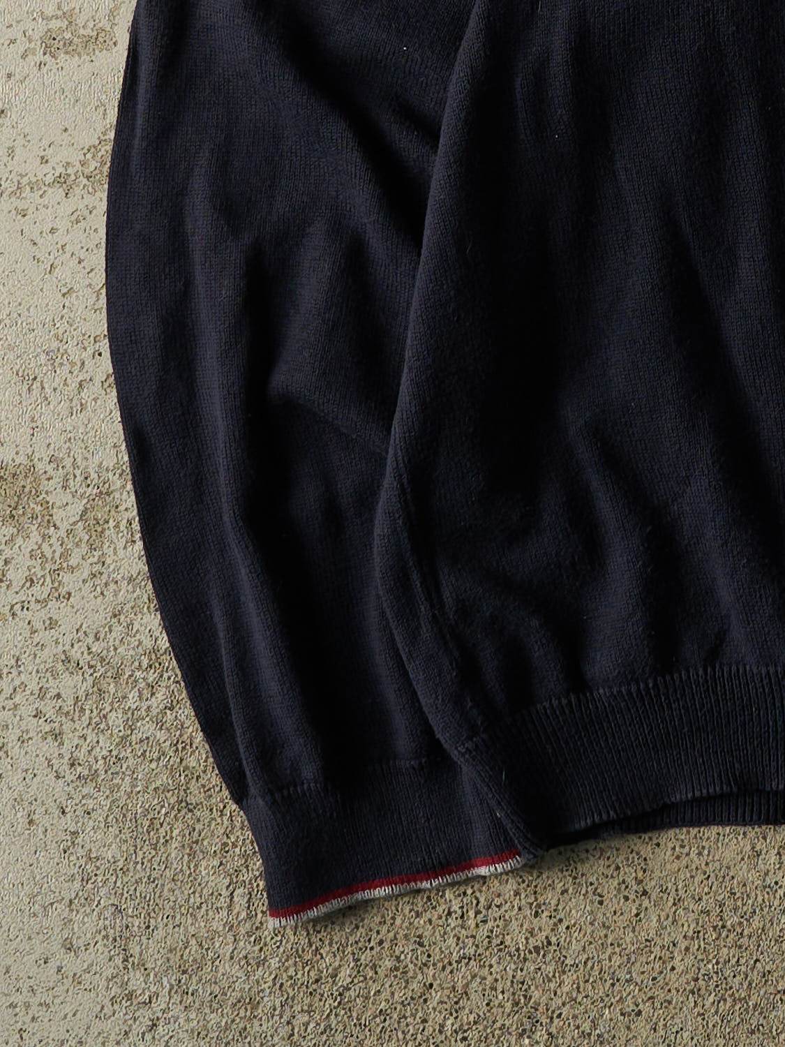 Vintage Y2K Navy Blue Chaps Knit Sweater (XL/XXL)