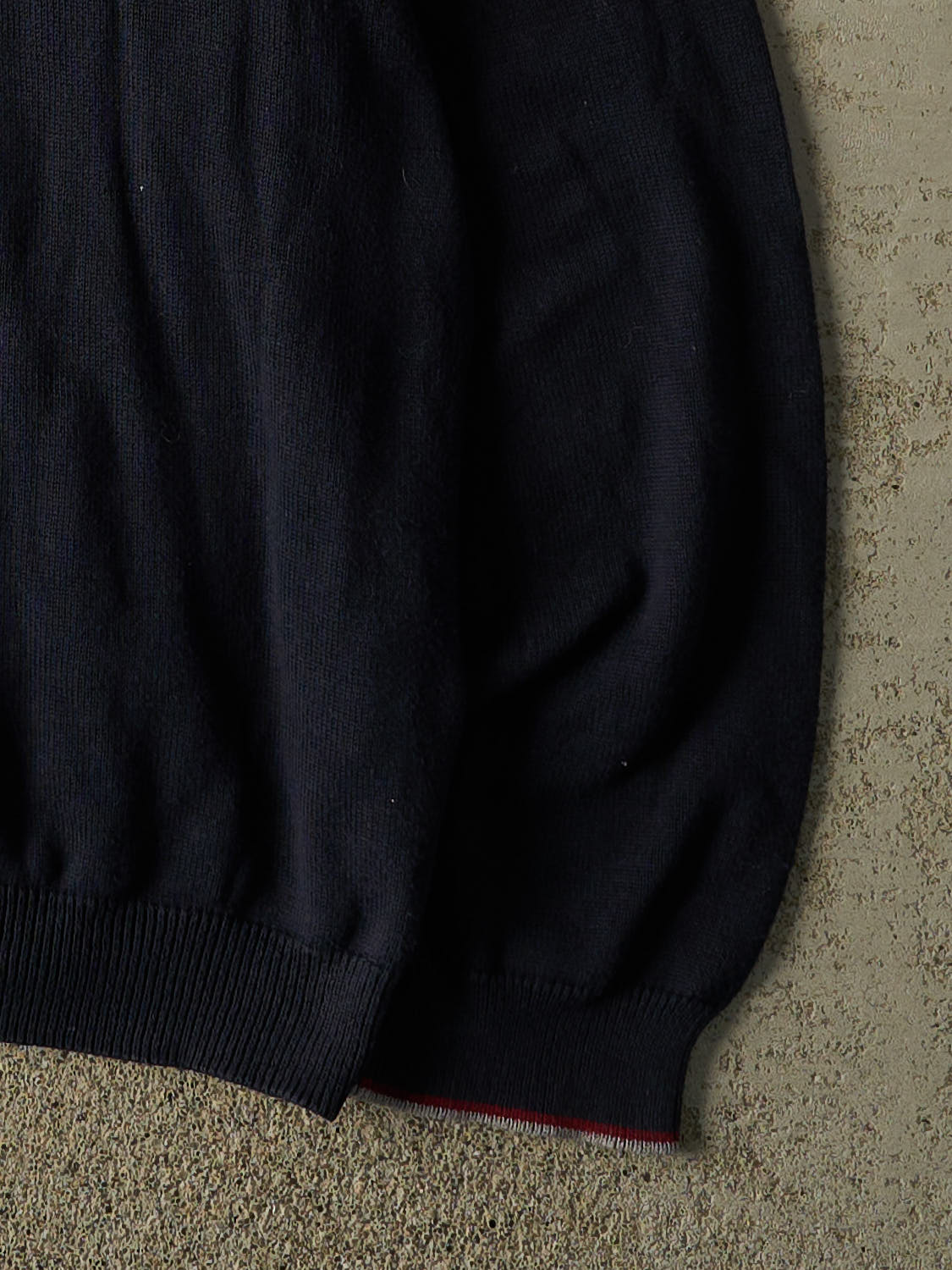 Vintage Y2K Navy Blue Chaps Knit Sweater (XL/XXL)