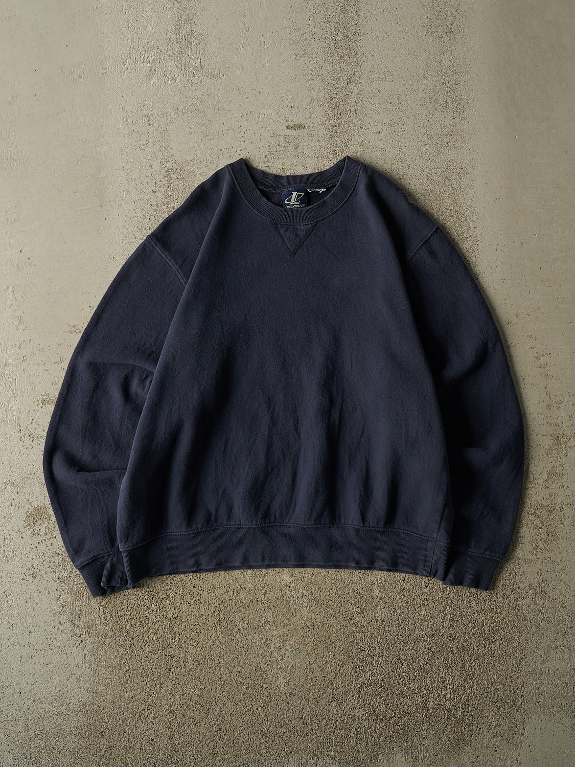 Vintage Y2K Navy Blue Blank Crewneck (M/L)