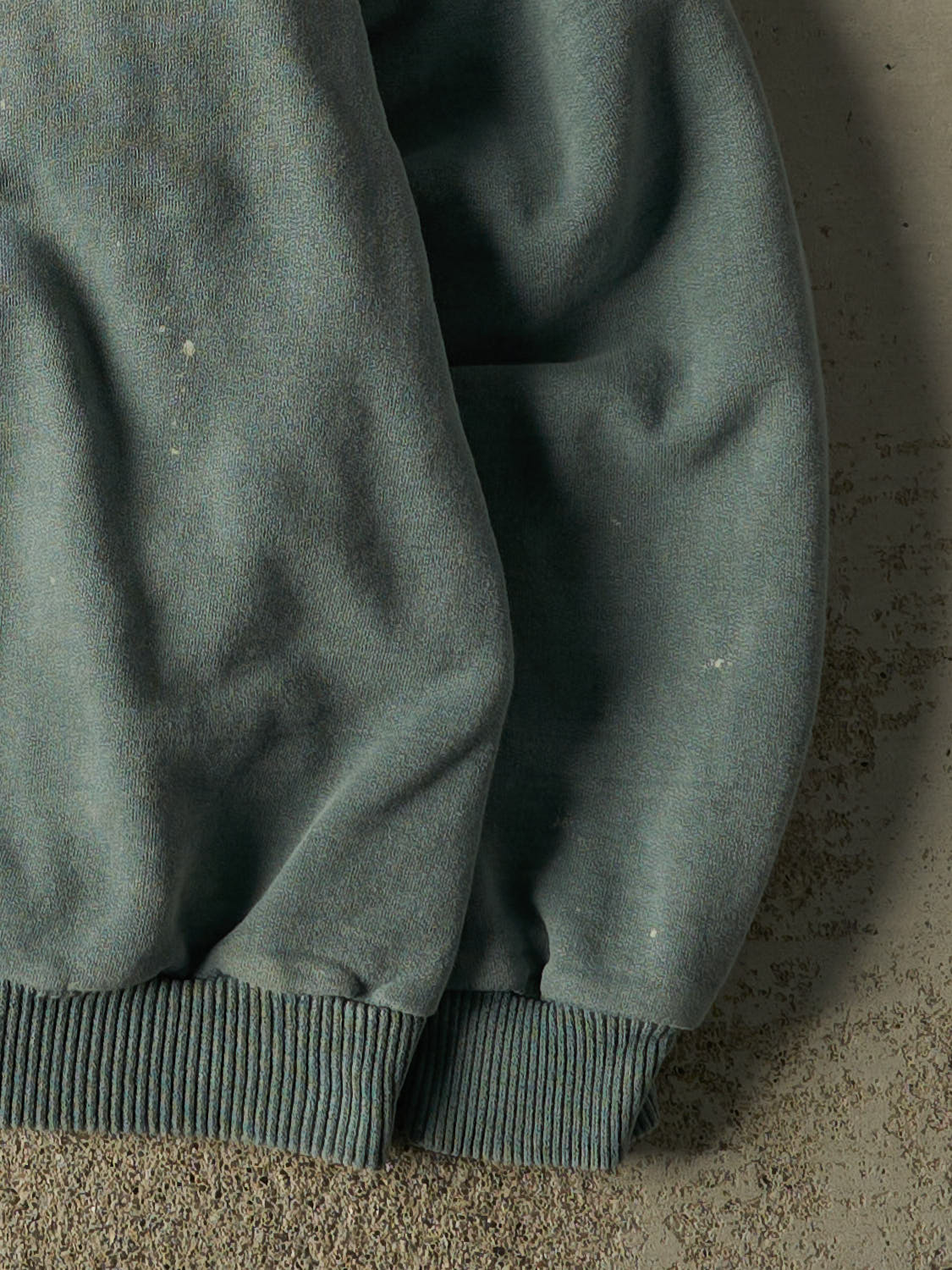 Vintage 90s Washed Green Blank Crewneck (M/L)