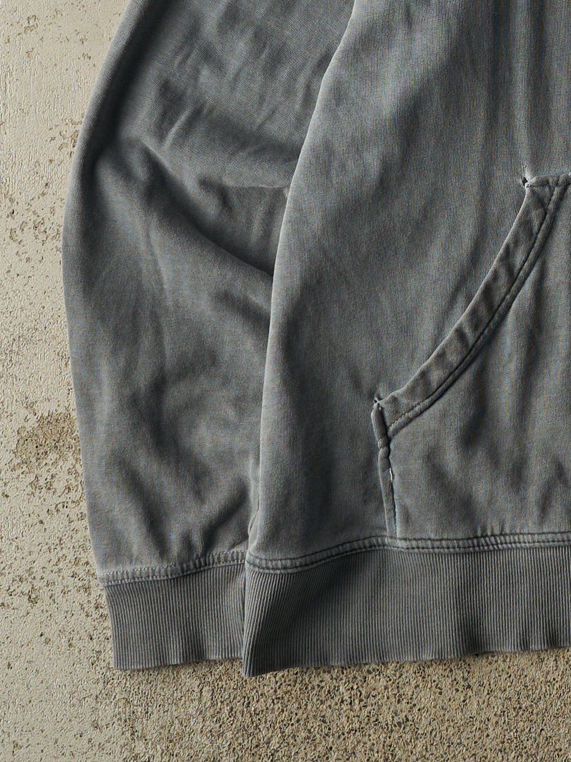 Vintage Y2K Washed Blue Harley Davidson Embroidered Hoodie (XL/XXL)