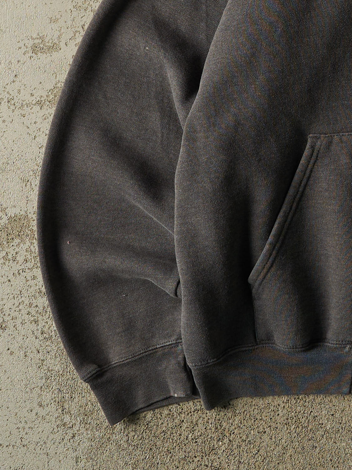 Vintage 90s Charcoal Grey Carhartt Zip Up Hoodie (L/XL)
