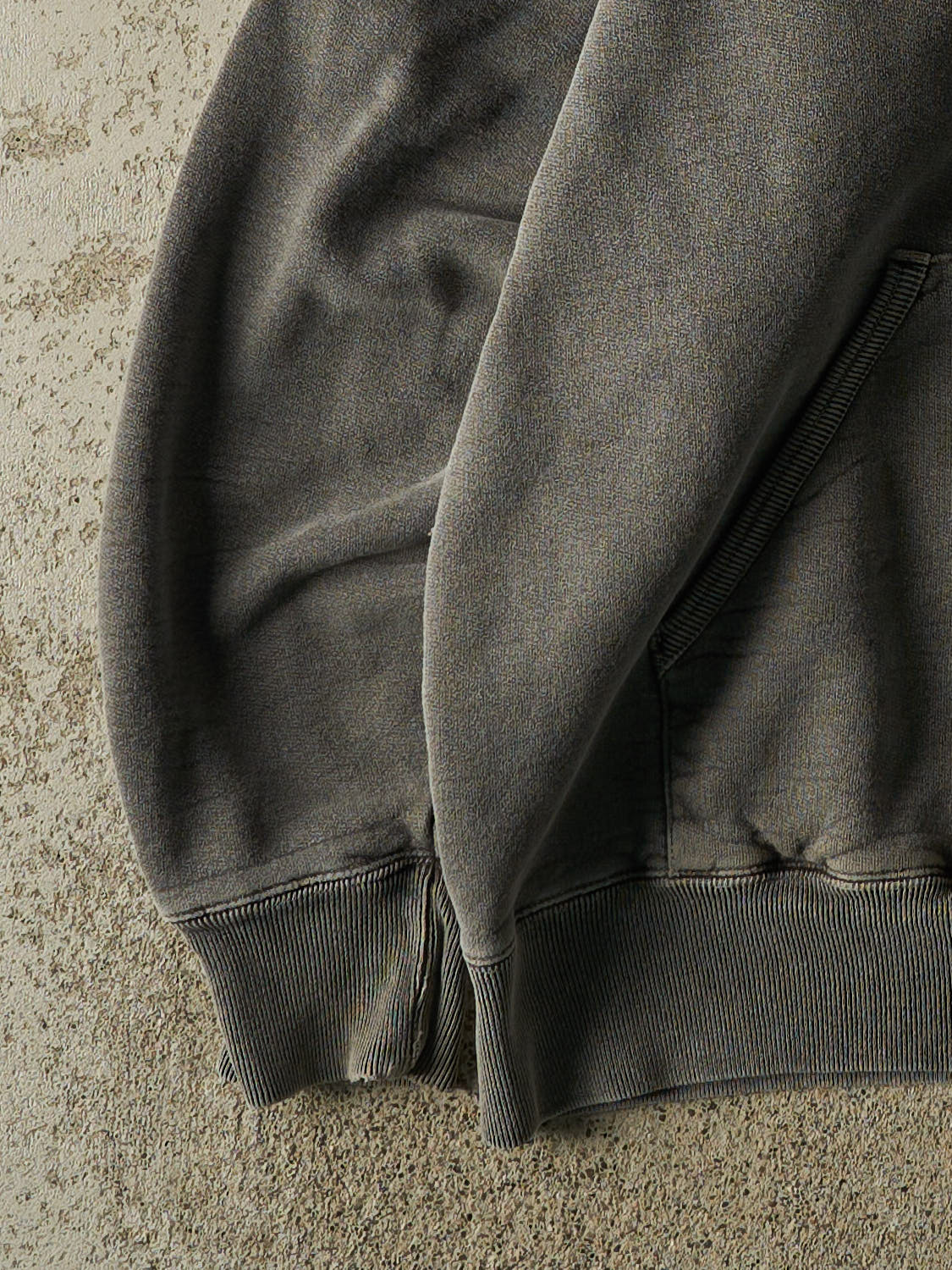 Vintage Y2K Washed Grey Blank Hoodie (XL/XXL)