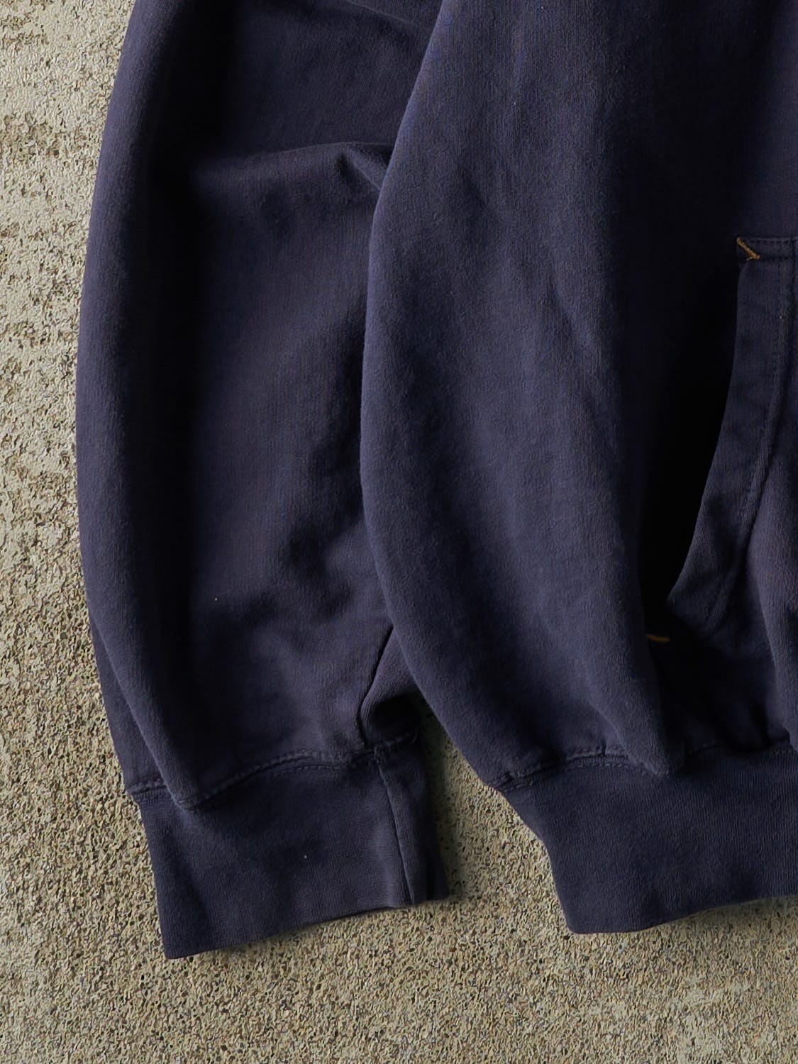 Vintage Y2K Navy Blue St Louis Rams Embroidered Zip Up Hoodie (XL/XXL)