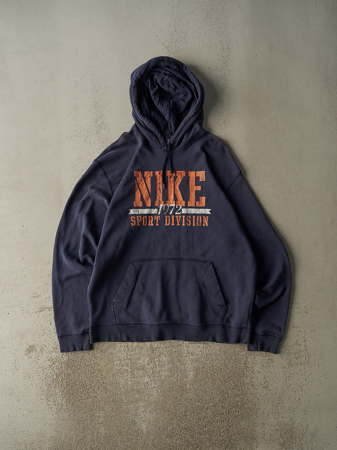 Vintage Y2K Navy Blue Nike Logo Hoodie (XL/XXL)