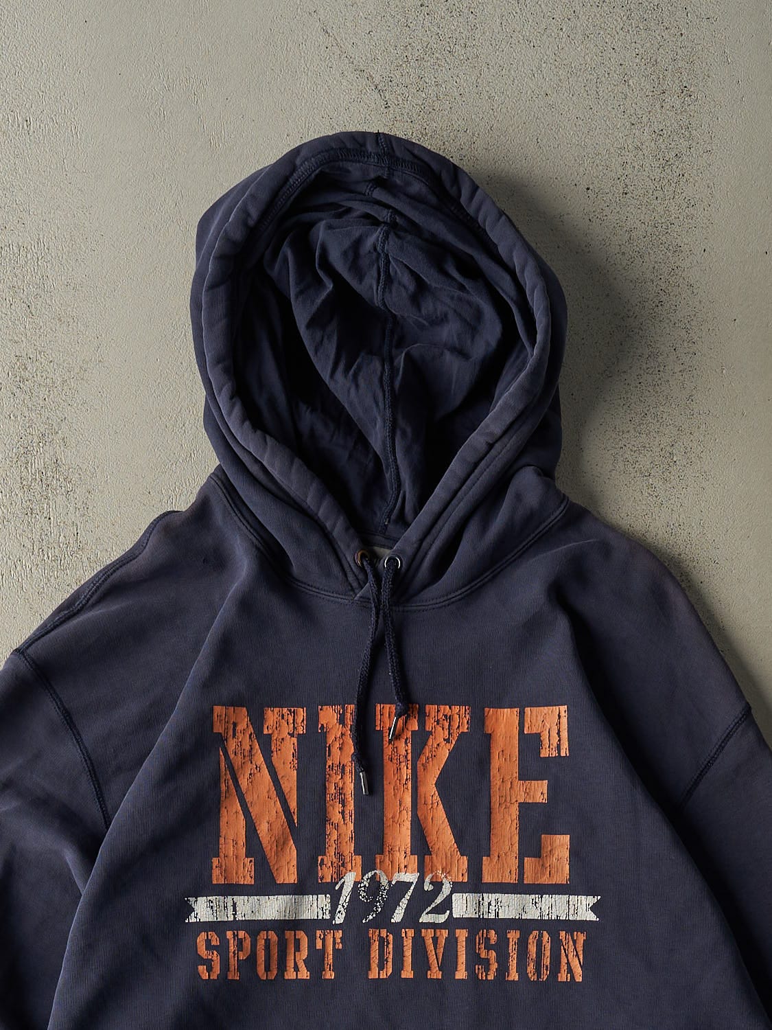 Vintage Y2K Navy Blue Nike Logo Hoodie (XL/XXL)
