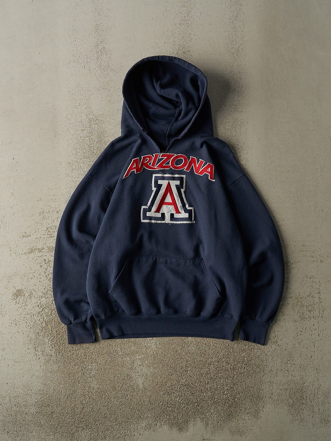Vintage Y2K Navy Blue University of Arizona Embroidered Hoodie (M)