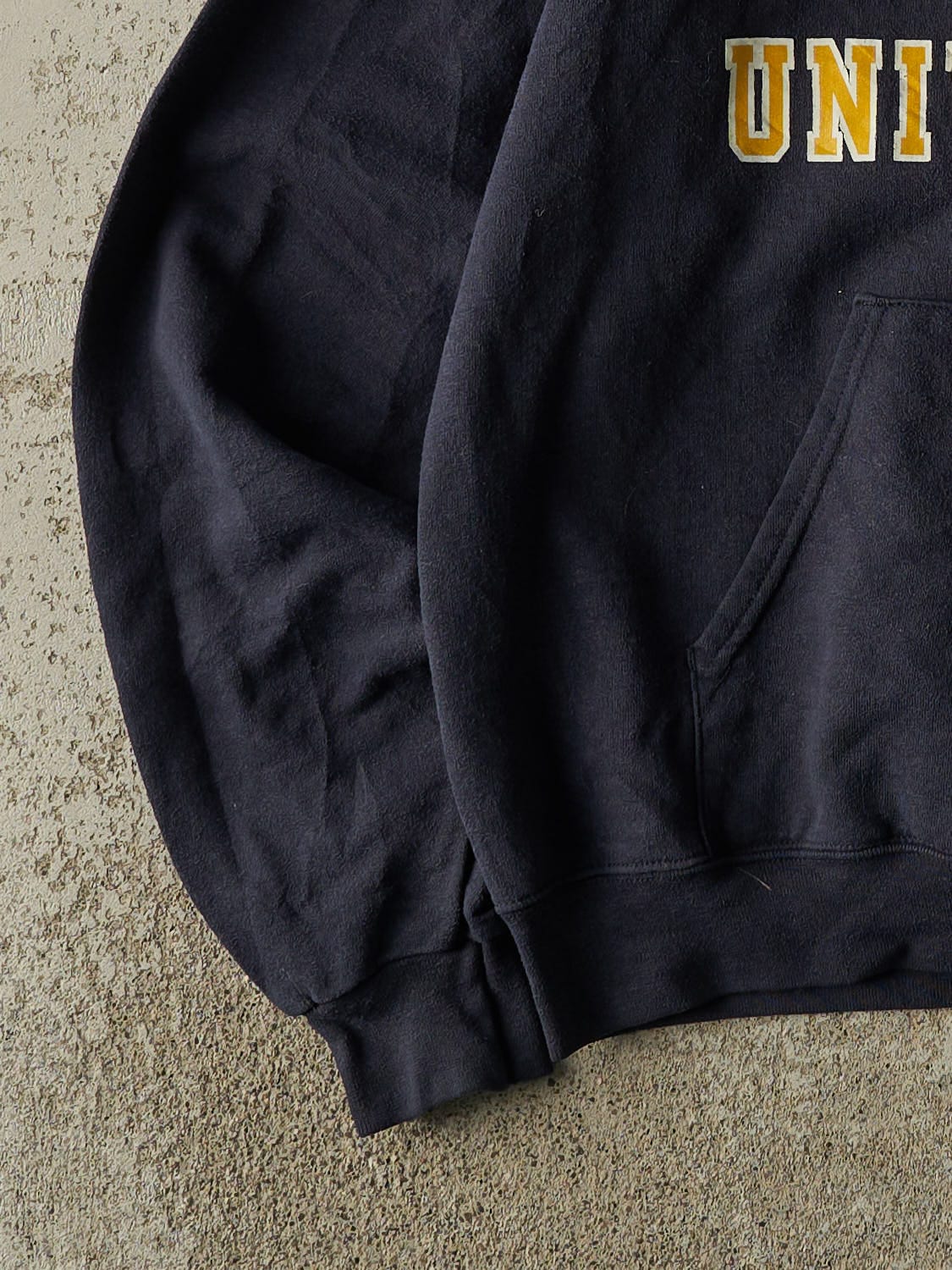 Vintage Y2K Navy Blue Kent State University Champion Hoodie (S/M)