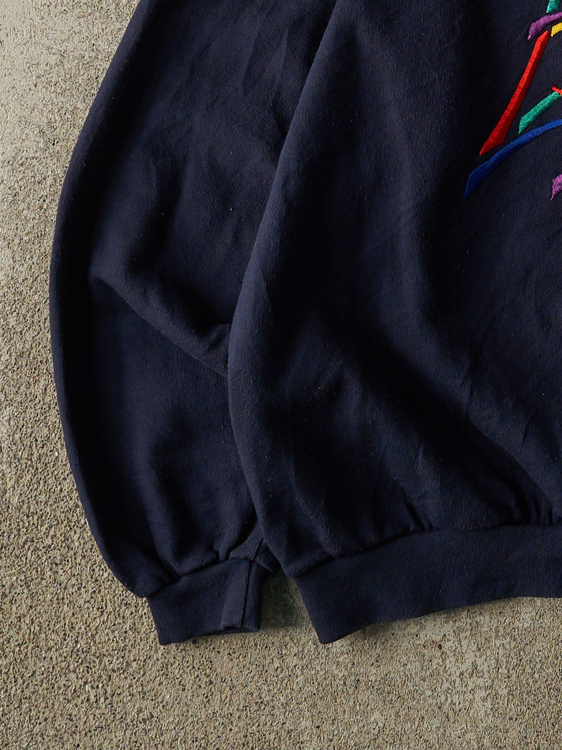 Vintage 90s Navy Blue Paris France Crewneck (S)