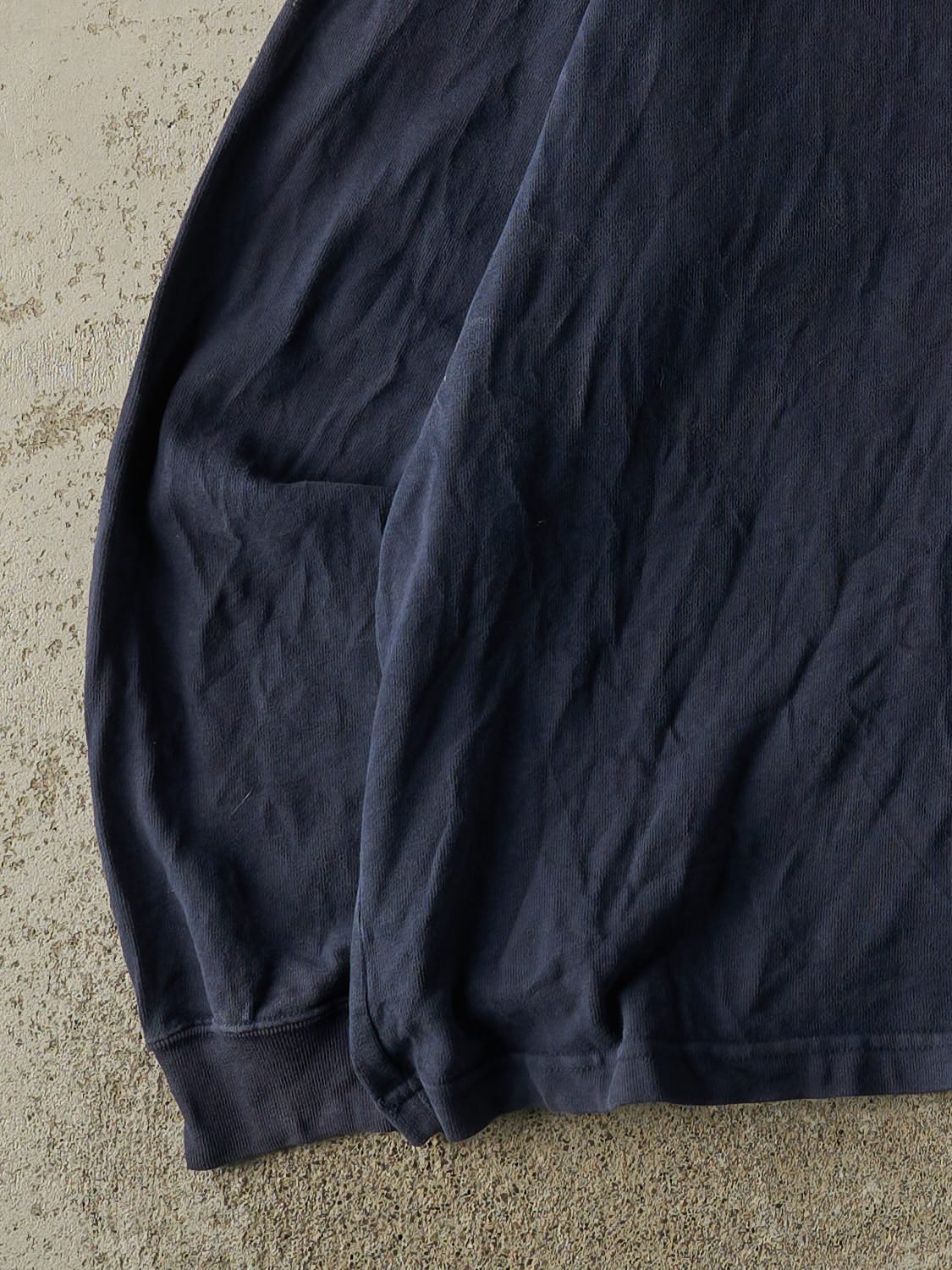 Vintage Y2K Navy Blue Roots Athletics Quarter Zip (L/XL)