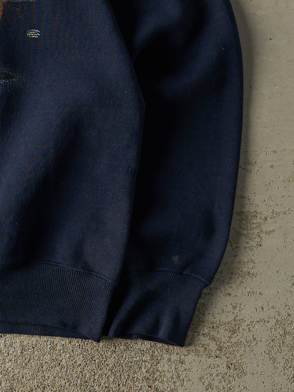 Vintage 90s Navy Blue Deer Crewneck (L/XL)