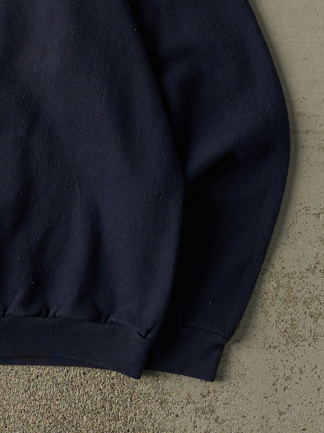 Vintage 80s Navy Blue West Virginia University Embroidered Crewneck (S)