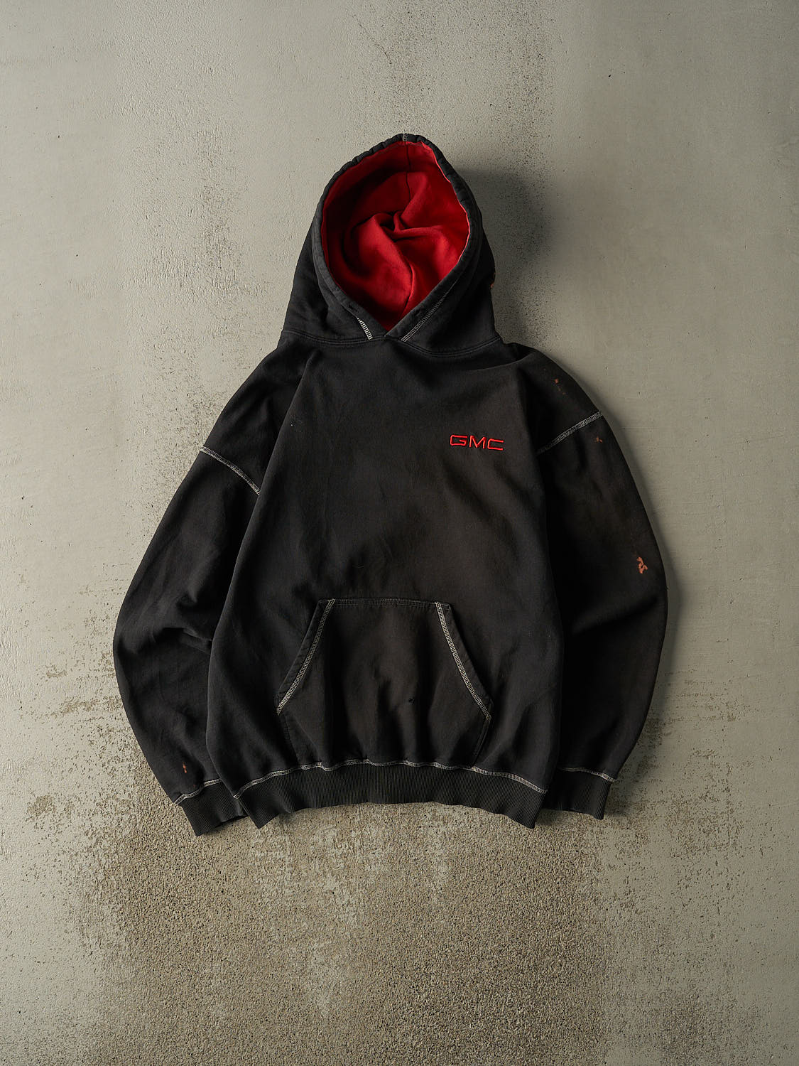 Vintage 90s Black GMC Embroidered Hoodie (M/L)