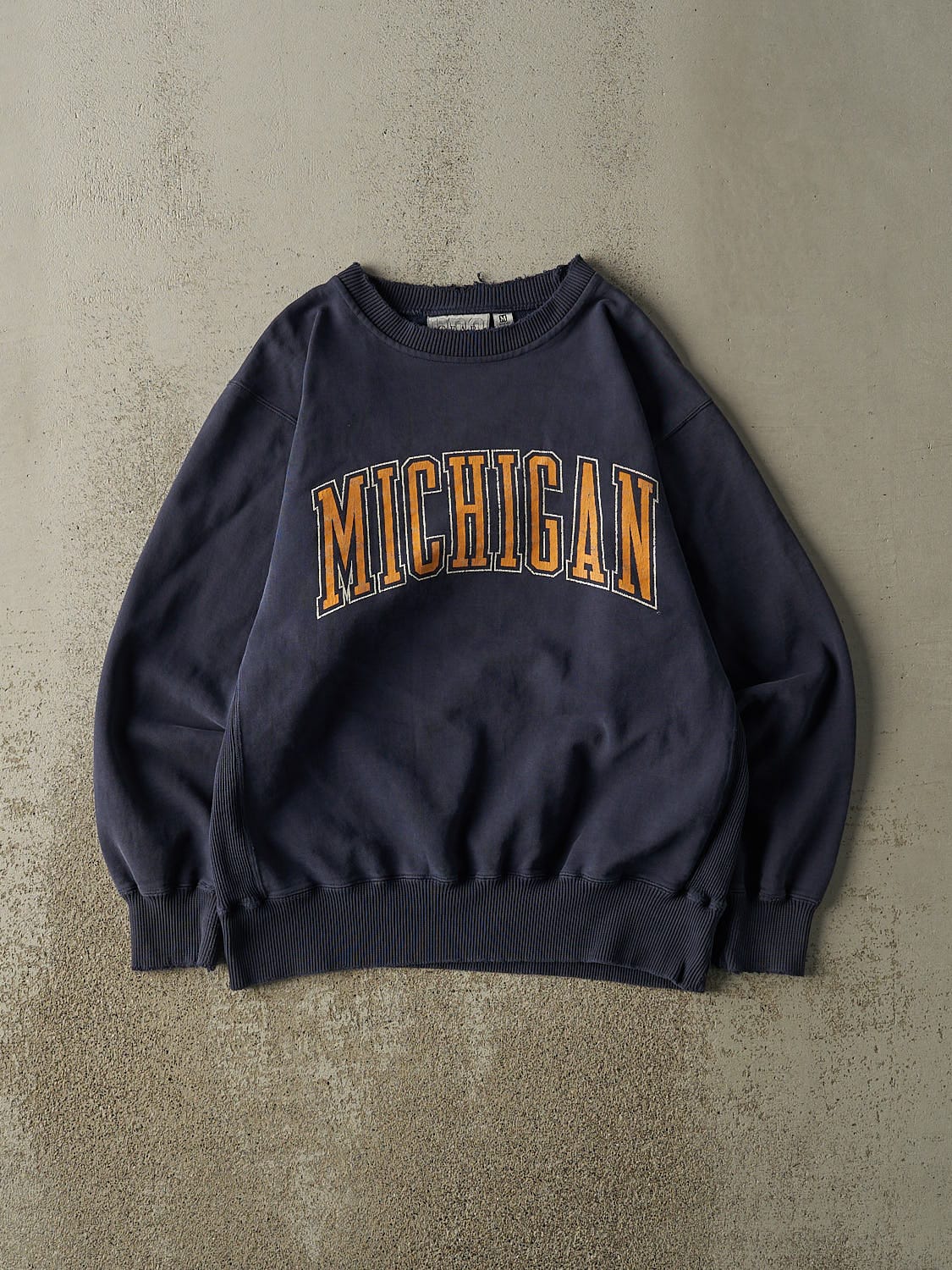 Vintage 90s Navy Blue University of Michigan Crewneck (M/L)