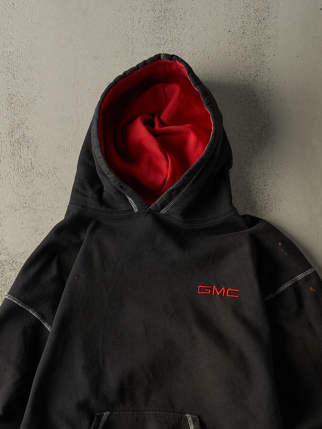 Vintage 90s Black GMC Embroidered Hoodie (M/L)