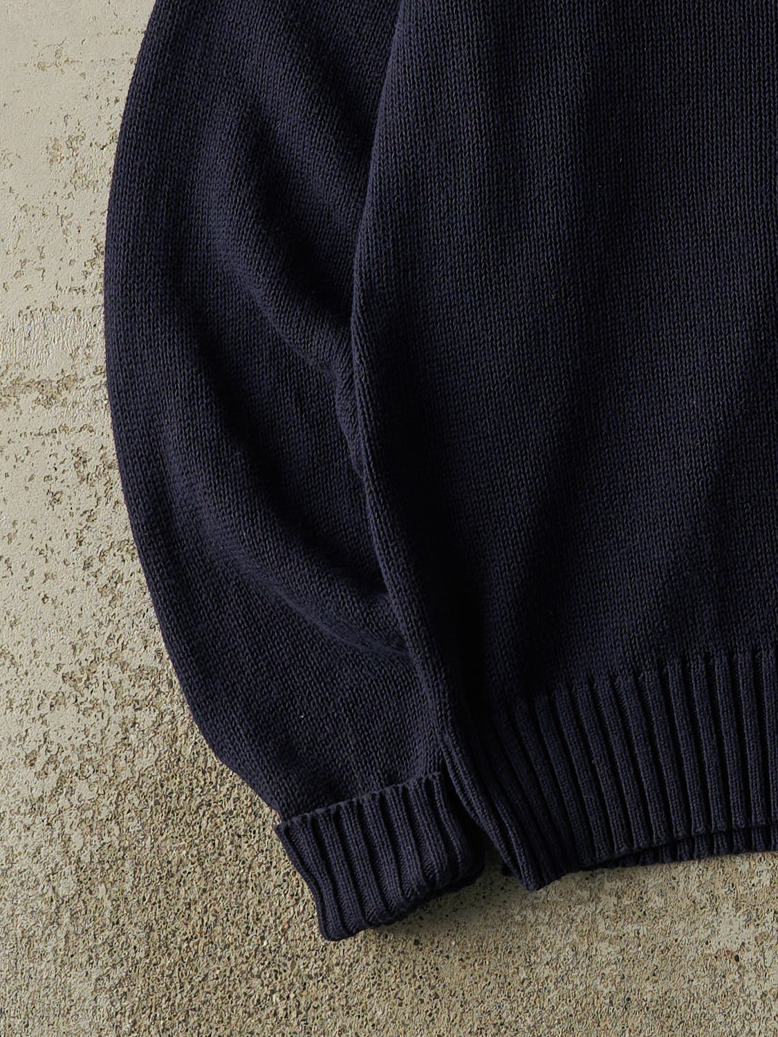 Vintage 90s Navy Blue Polo Ralph Lauren Knit (XL/XXL)
