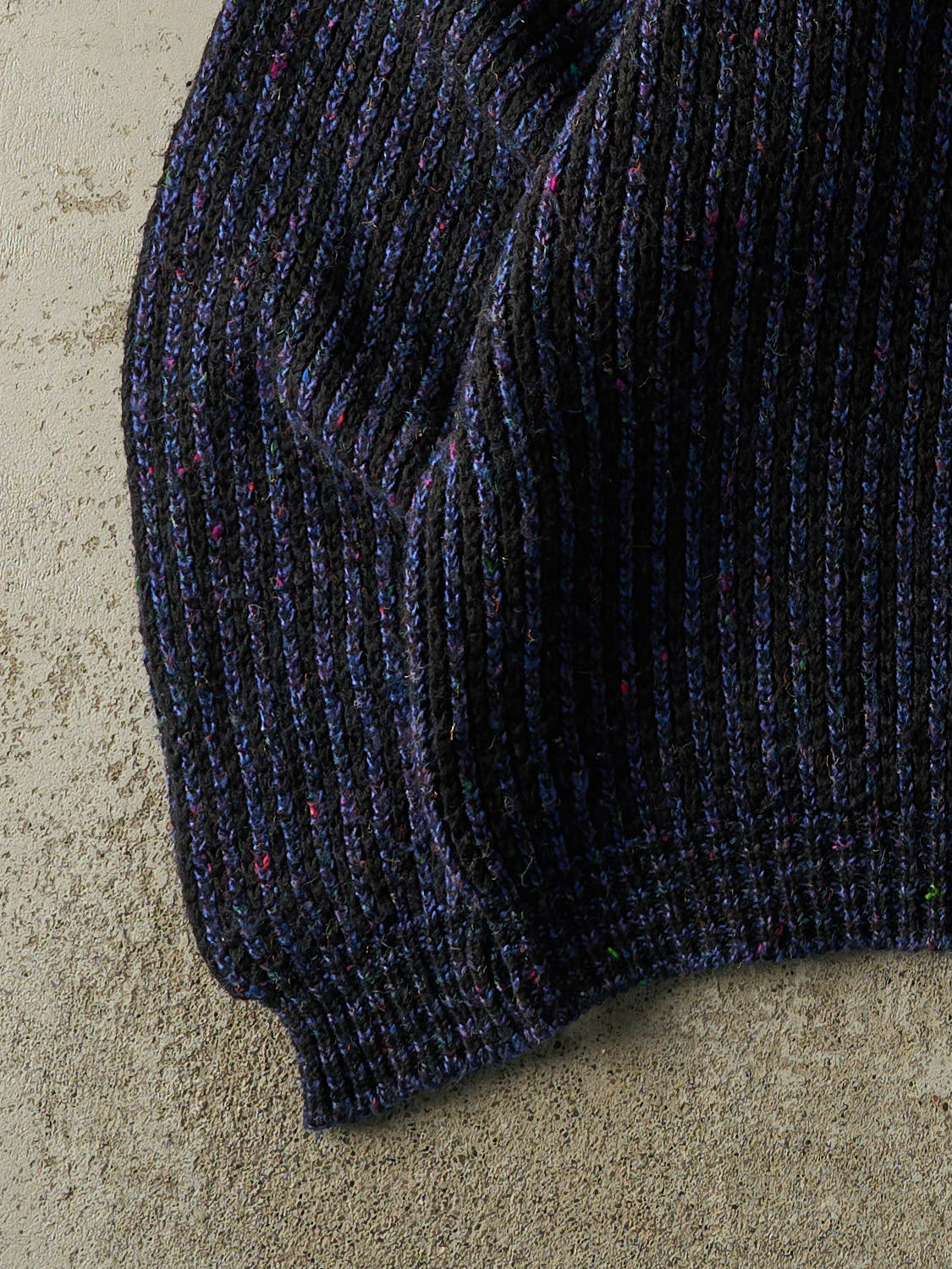 Vintage 80s Blue & Black Levi's Patterned Knit (M/L)