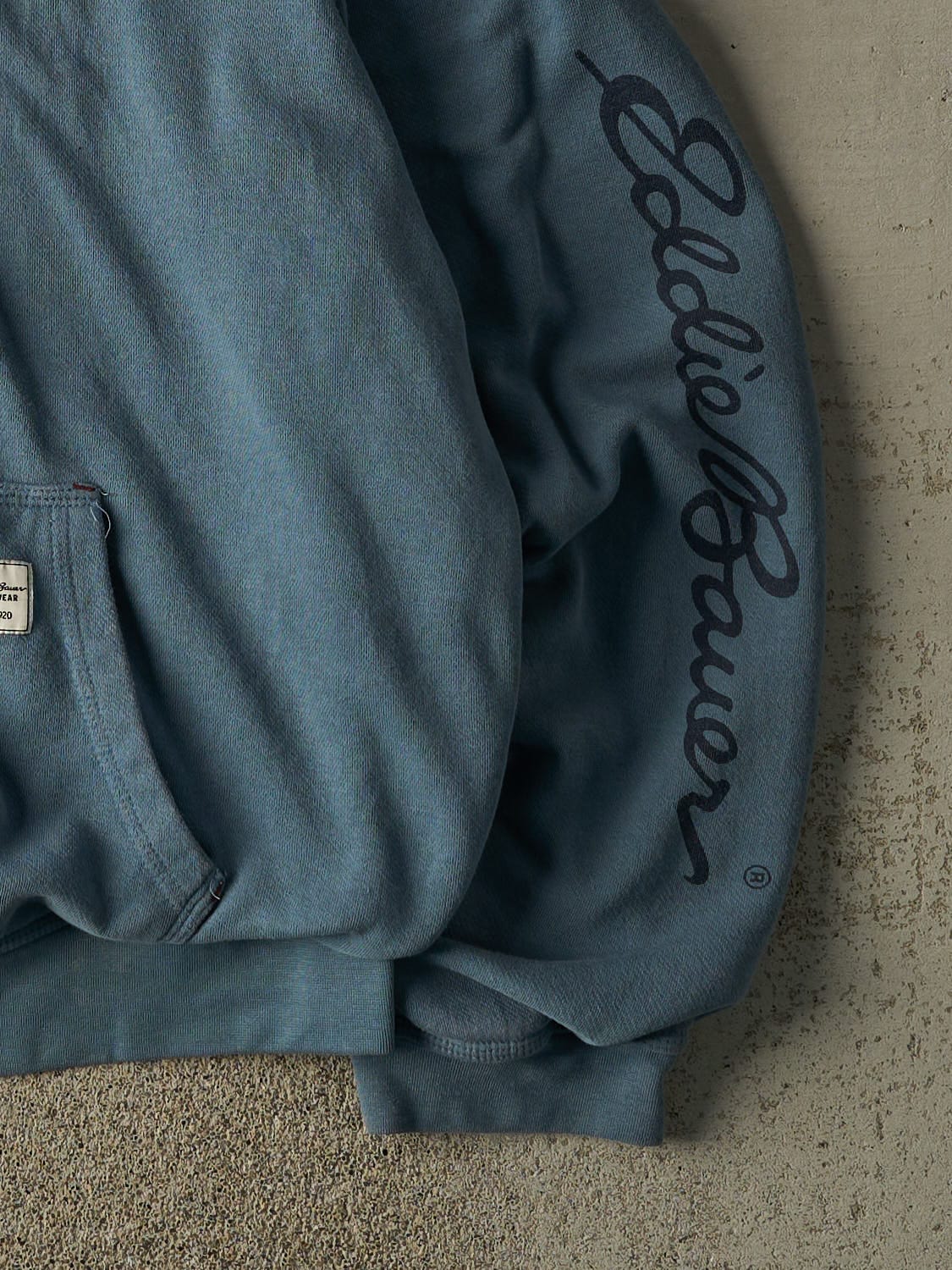 Vintage Y2K Teal Eddie Bauer Thermal Lined Zip Up Hoodie (L/XL)