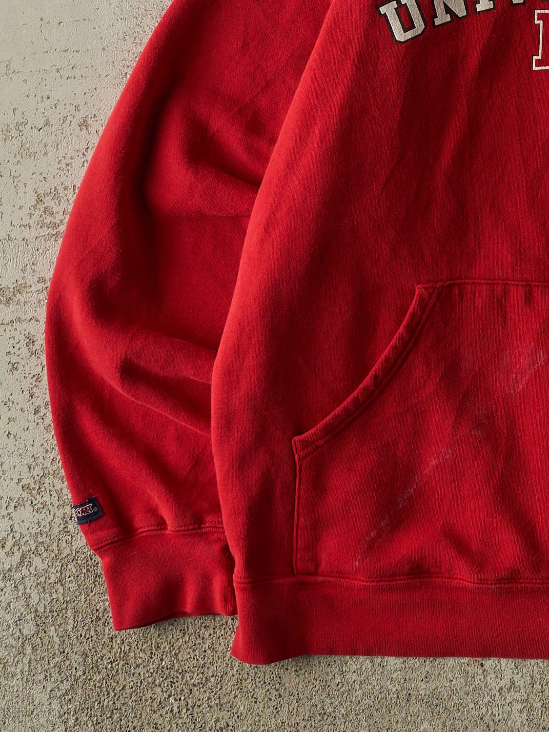 Vintage 90s Red Edinboro University Hoodie (M/L)