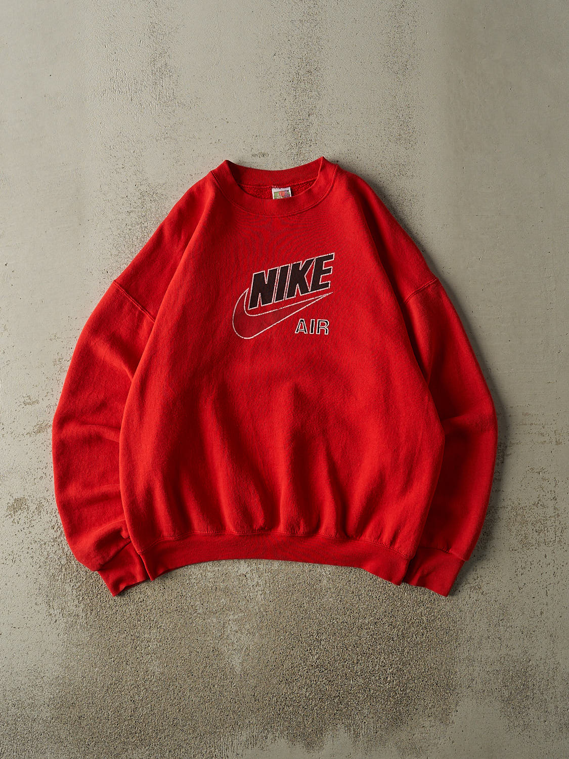 Vintage 90s Red Nike Air Bootleg Crewneck (XL/XXL)