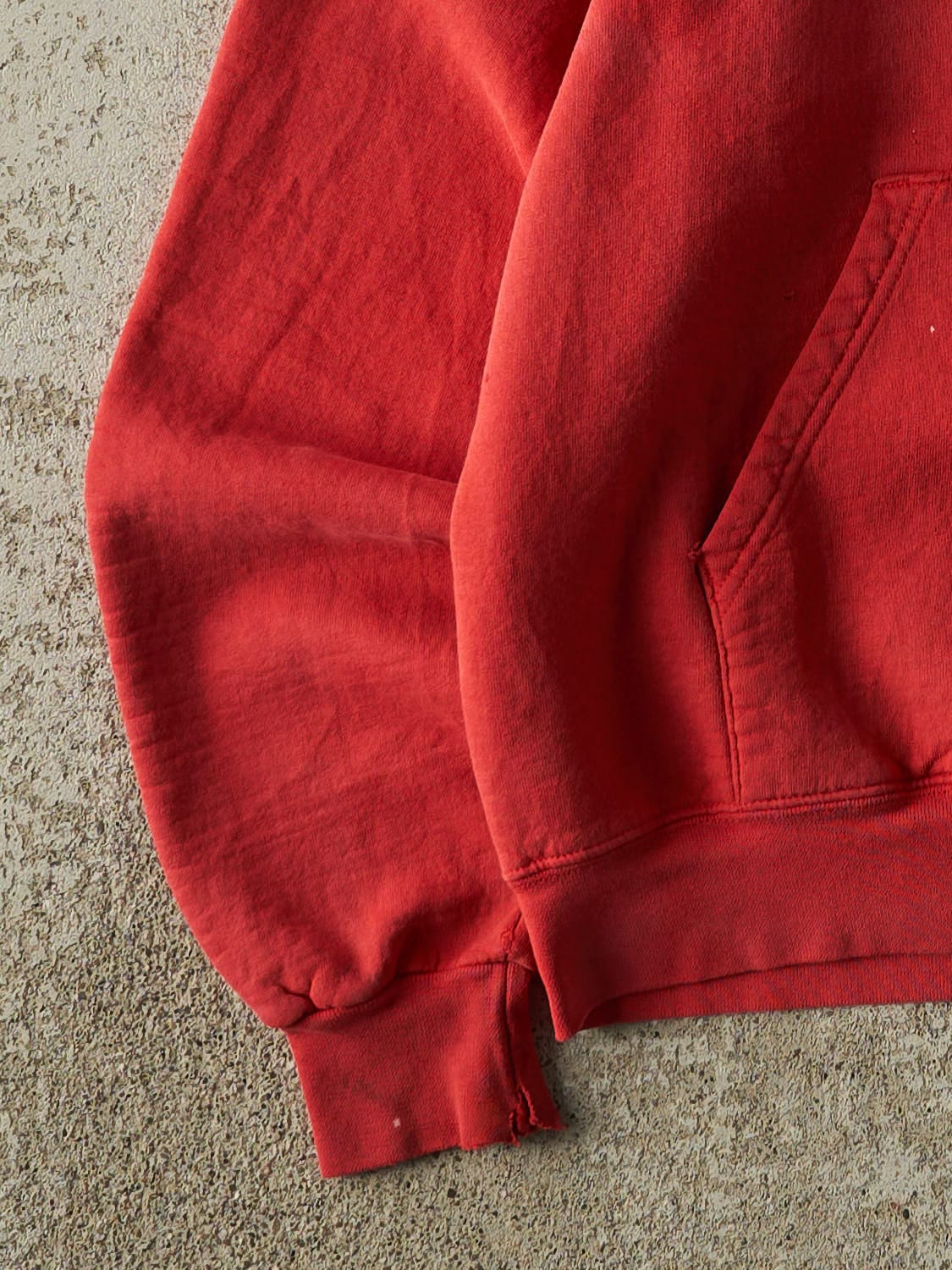 Vintage Y2K Sun Faded Red University of Wisconsin Hoodie (S)