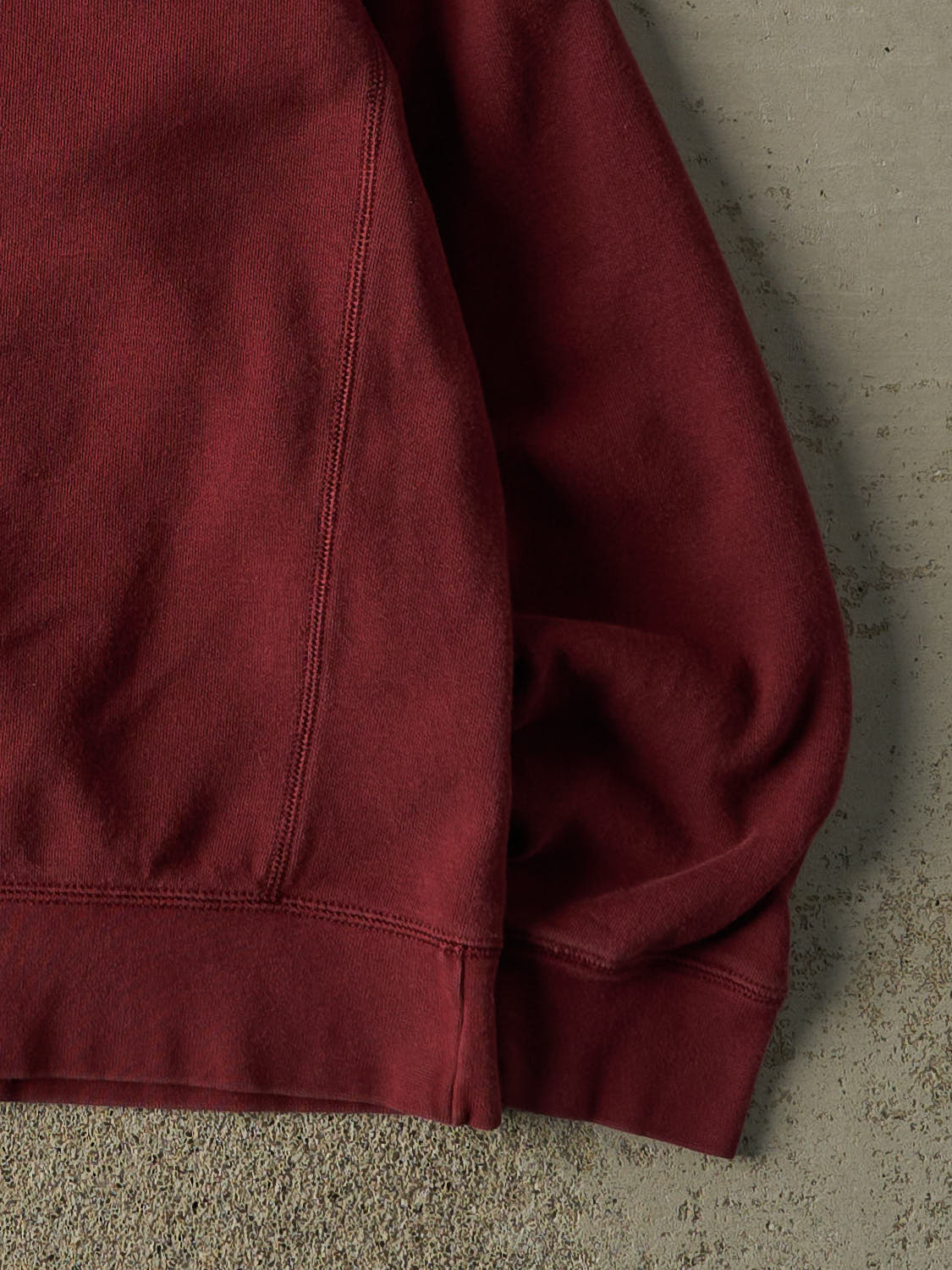 Vintage Y2K Burgundy Russell Athletic Embroidered Crewneck (M/L)