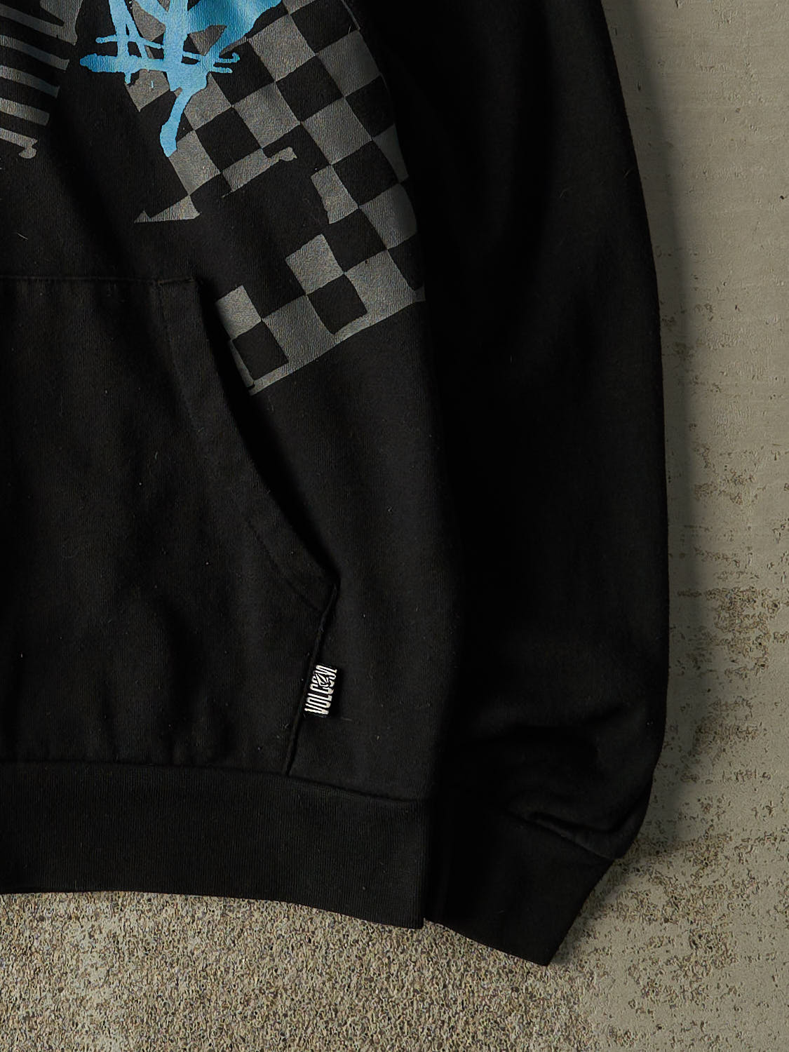 Vintage Y2K Black Volcom Zip Up Hoodie (L/XL)