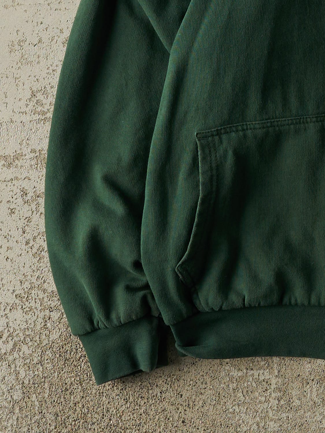 Vintage 90s Green Thermal Lined Zip Up Hoodie (L/XL)