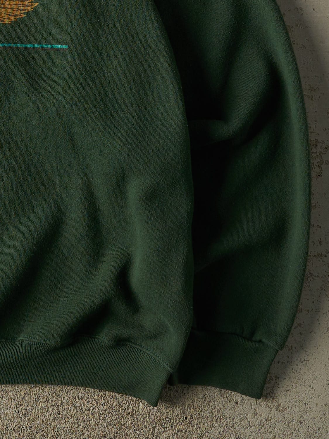 Vintage 80s Green West Virginia Classic Crewneck (XL/XXL)