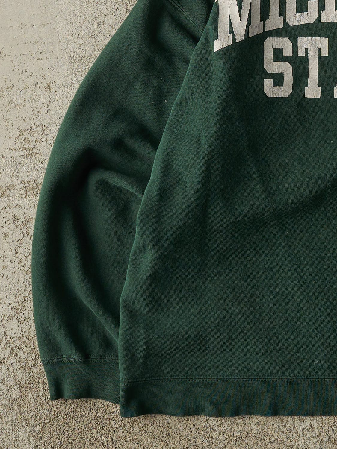 Vintage 90s Green Michigan State University Crewneck (M/L)