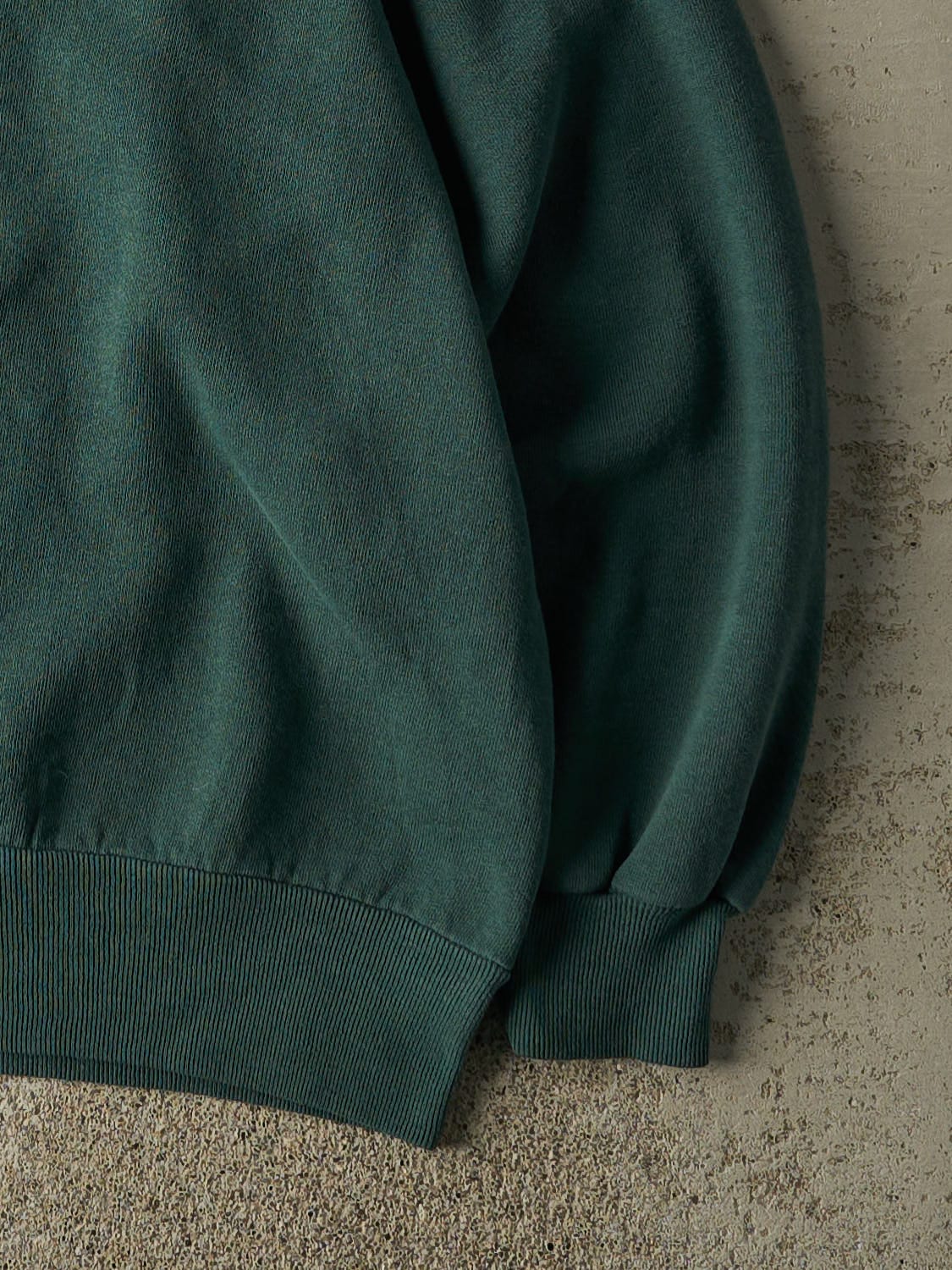 Vintage 90s Washed Green Saratoga Embroidered Crewneck (XL/XXL)