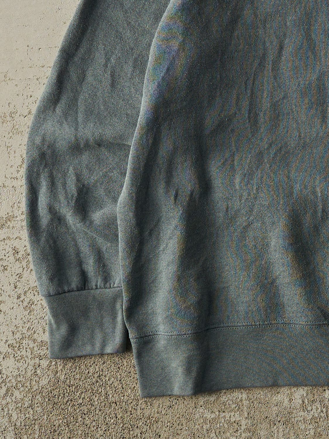 Vintage Y2K Washed Green Dartmouth Embroidered Crewneck (M/L)
