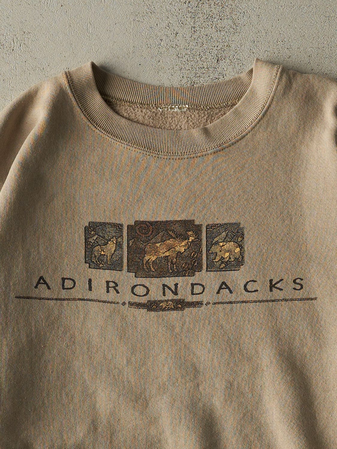Vintage 90s Beige Adirondacks Crewneck (L/XL)