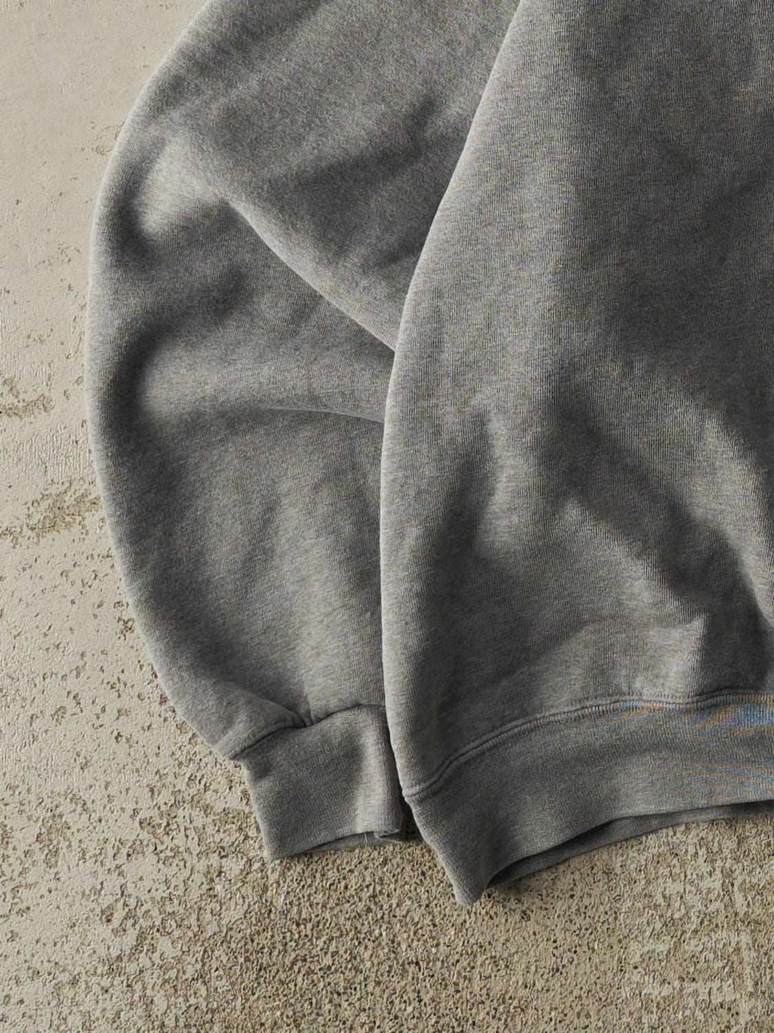 Vintage 90s Grey Quarter Button Sweatshirt (S/M)