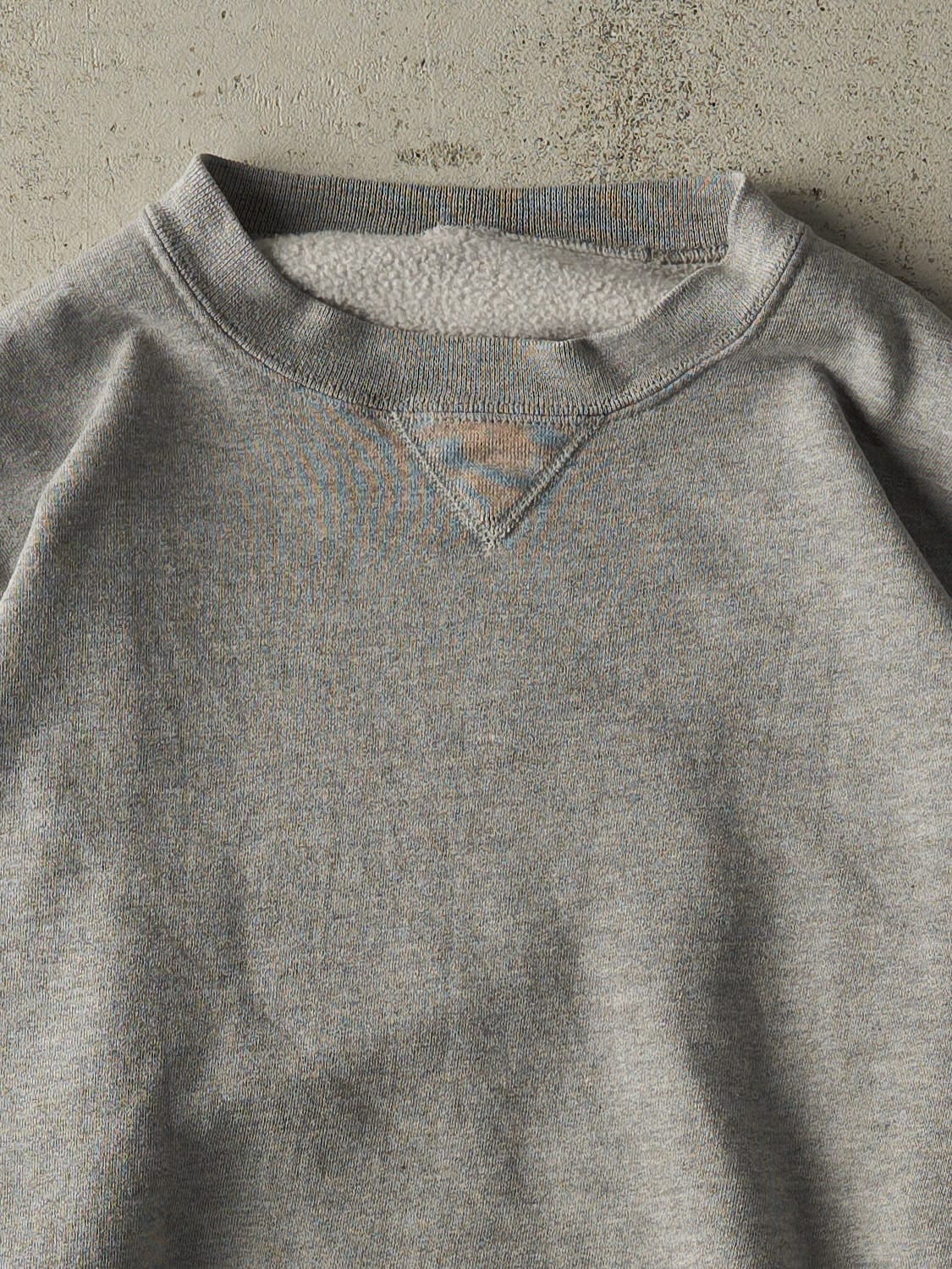 Vintage 90s Grey Russell Athletic Blank Crewneck (M/L)
