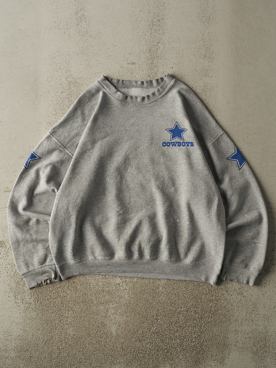 Vintage 90s Grey Dallas Cowboys Crewneck (L/XL)