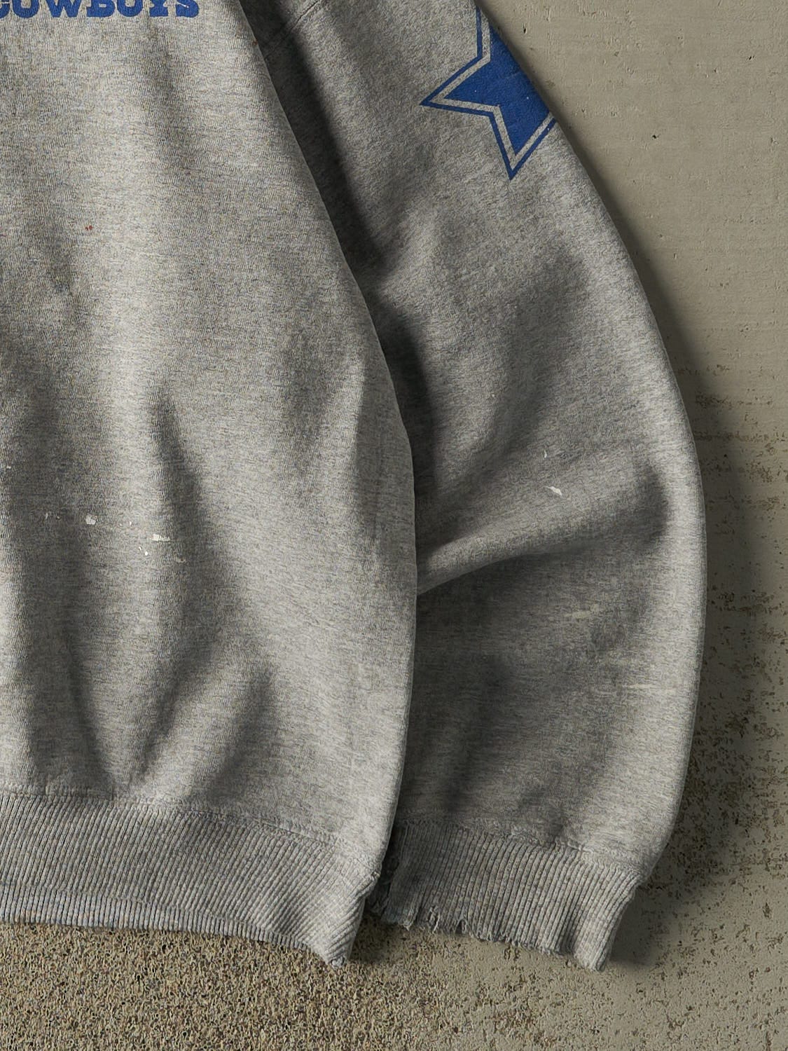 Vintage 90s Grey Dallas Cowboys Crewneck (L/XL)