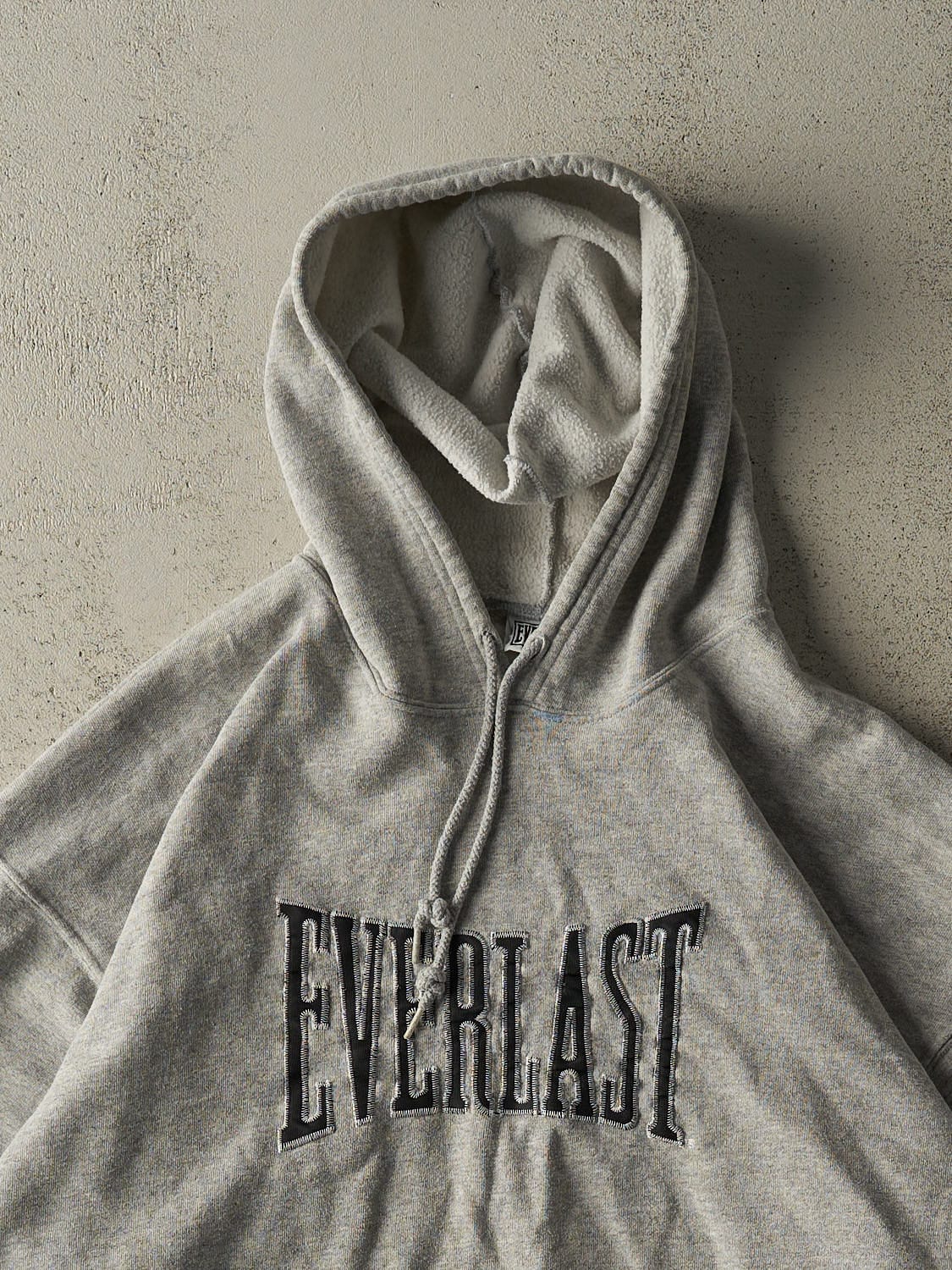 Vintage 90s Grey Everlast Embrodered Hoodie (XL/XXL)