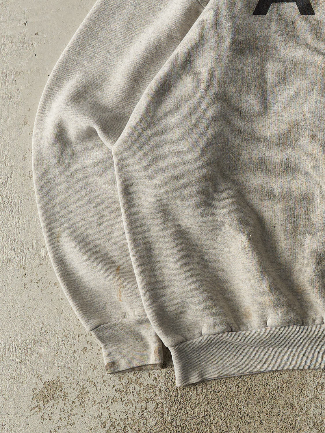 Vintage 90s Heather Grey Army Crewneck (M/L)