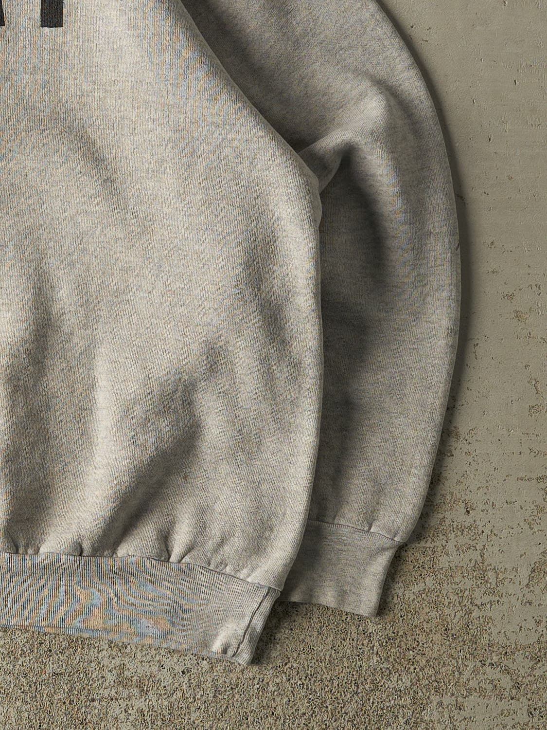 Vintage 90s Heather Grey Army Crewneck (M/L)