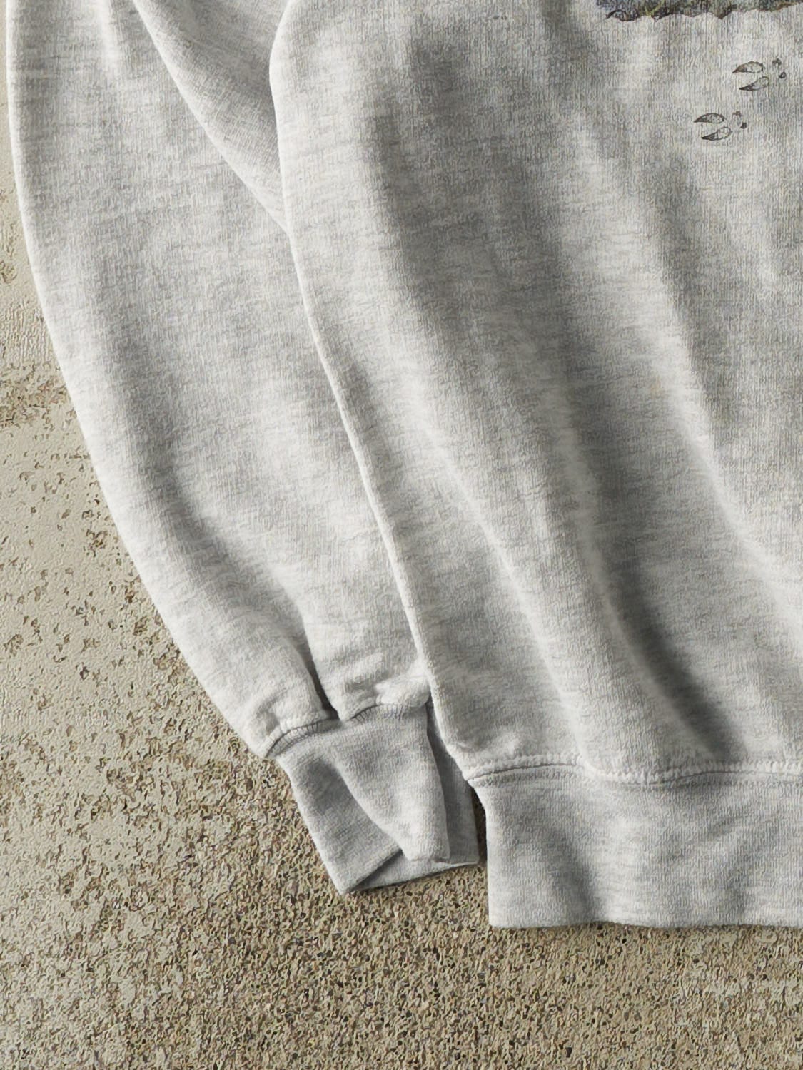 Vintage Y2K Heather Grey John Deere Harvest Time Crewneck (L/XL)