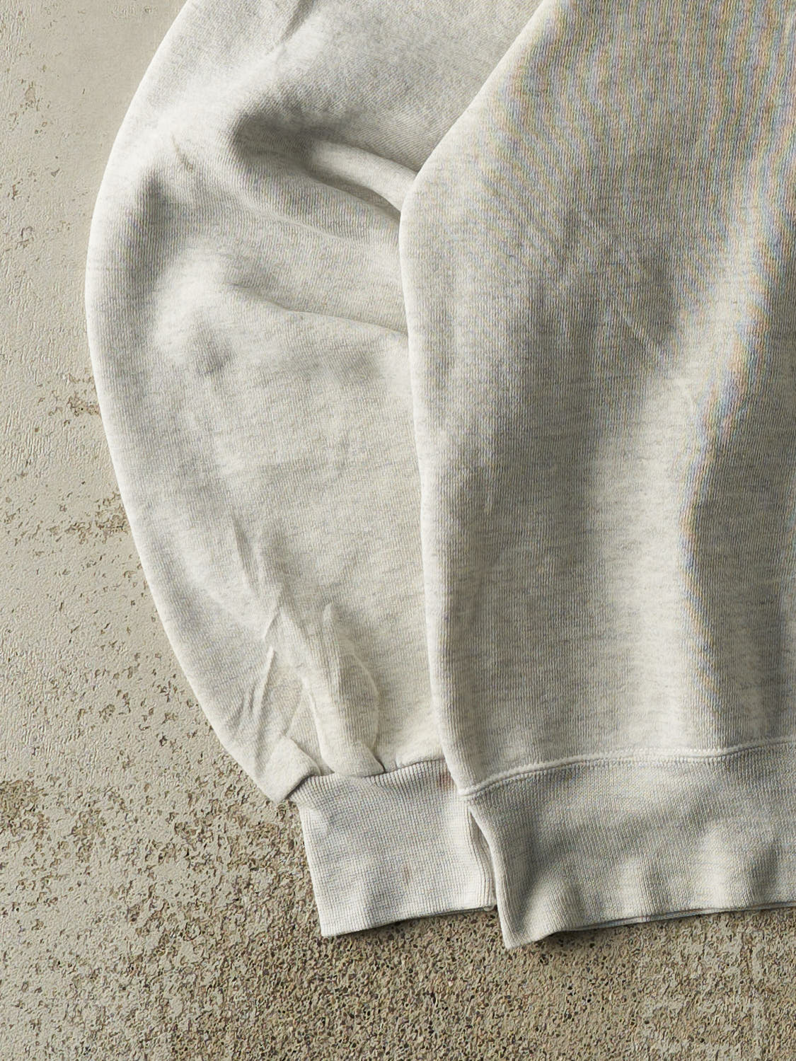 Vintage 90s Heather Grey Hampton Graphic Crewneck (L/XL)