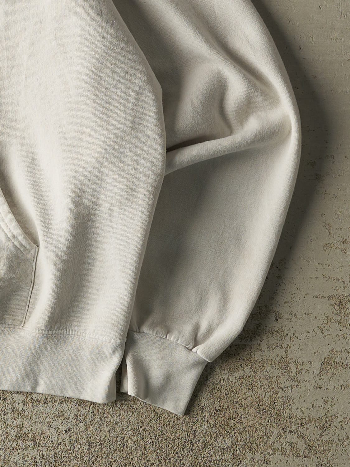 Vintage Y2K White Syracuse University Champion Hoodie (M/L)