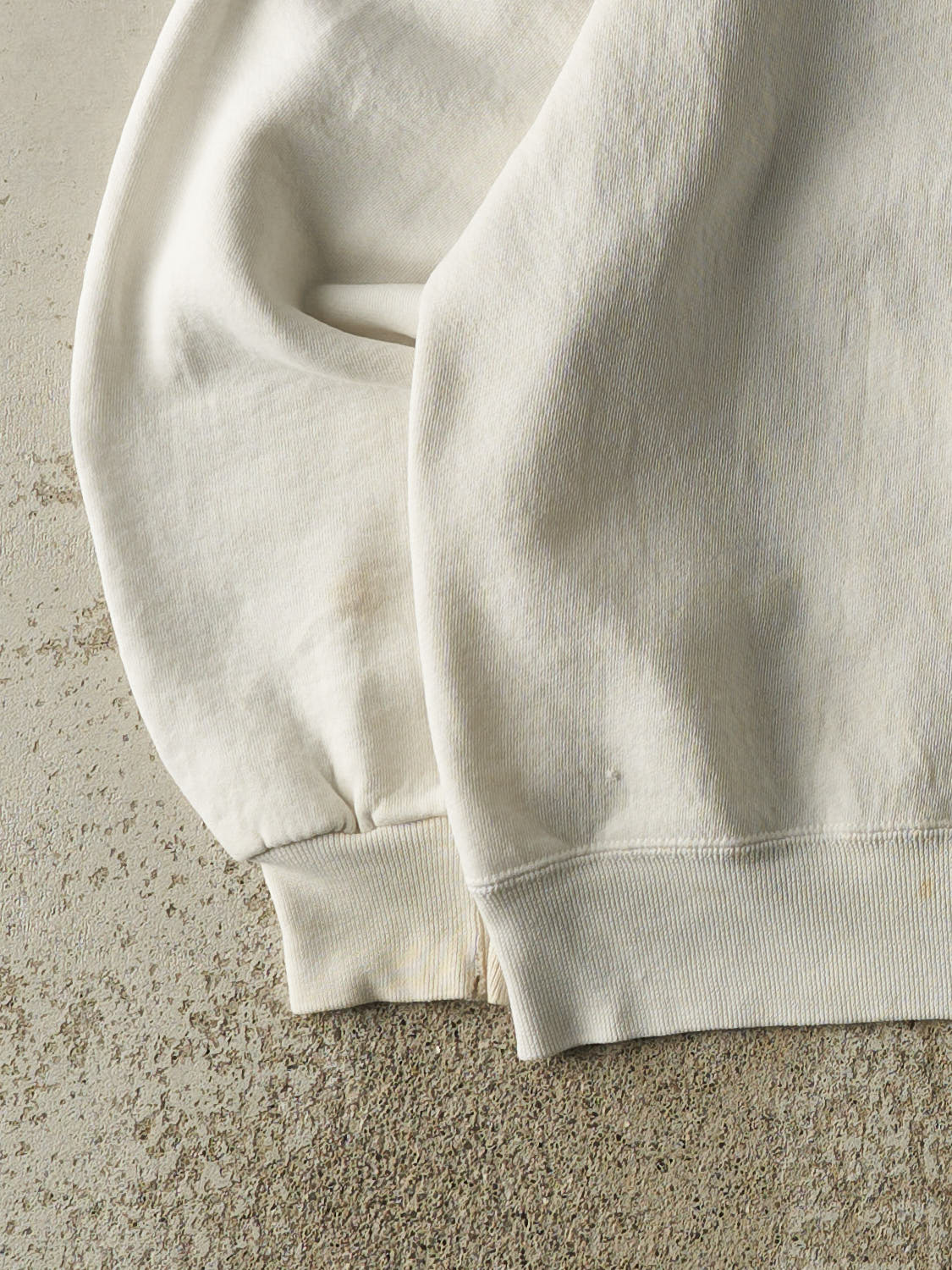 Vintage 90s White Russell Athletic Blank Crewneck (S/M)