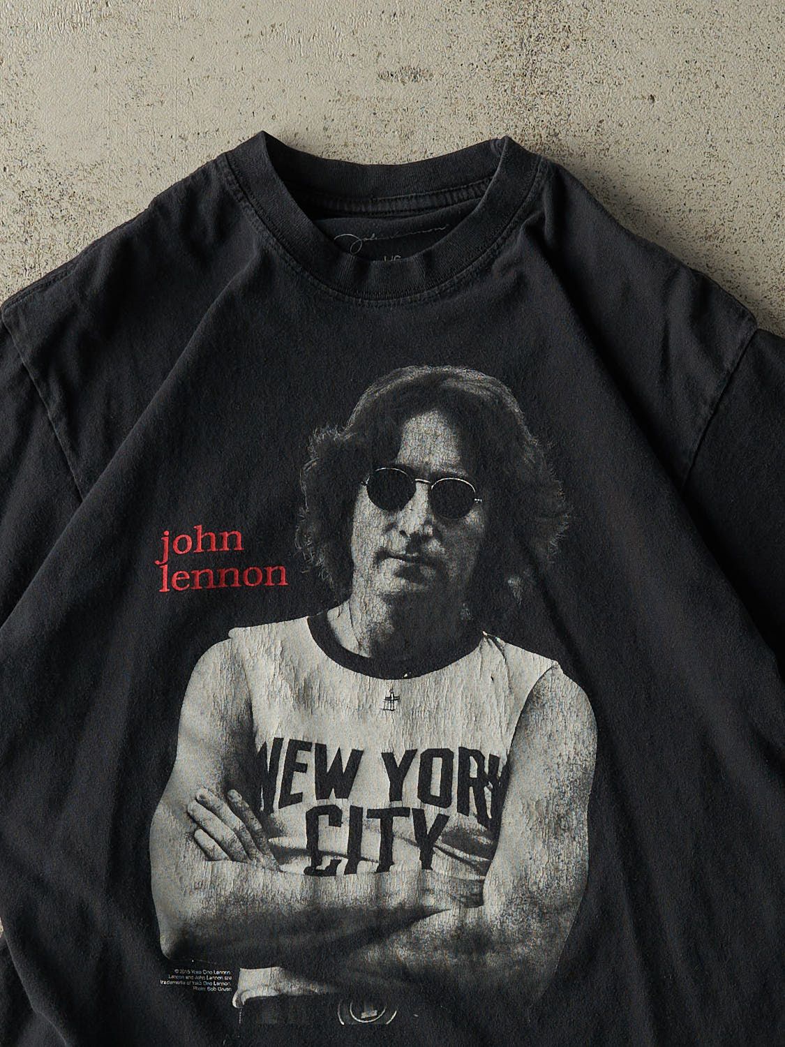 Vintage 15' Black John Lennon Tee (S/M)