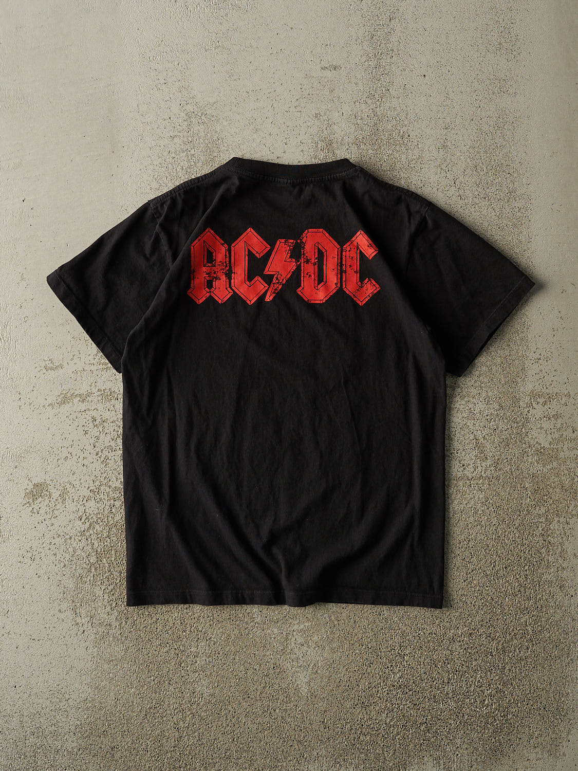 Vintage Y2K Black AC/DC "For Those About To Rock" Tee (S/M)